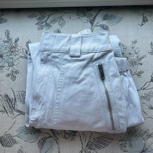 NWT Aritzia Ice Grey Cargo Pants